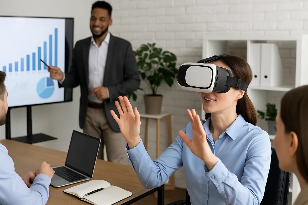 Realtà virtuale e formazione aziendale: il beneficio che accelera l’apprendimento