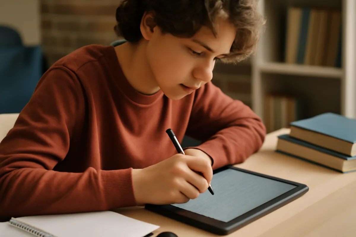 Tablet per studenti con penna attiva: il parametro che influisce sulla scrittura reale